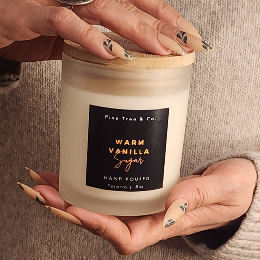 Warm Vanilla Sugar Scented Candle - 8oz