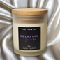 Relaxing Lavender Scented Candle - 8oz