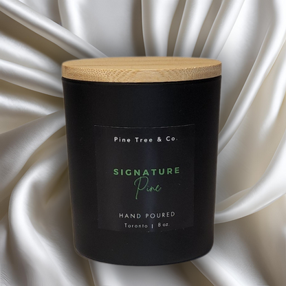 Signature Pine Scented Candle - 8oz - Pine Tree & Co.